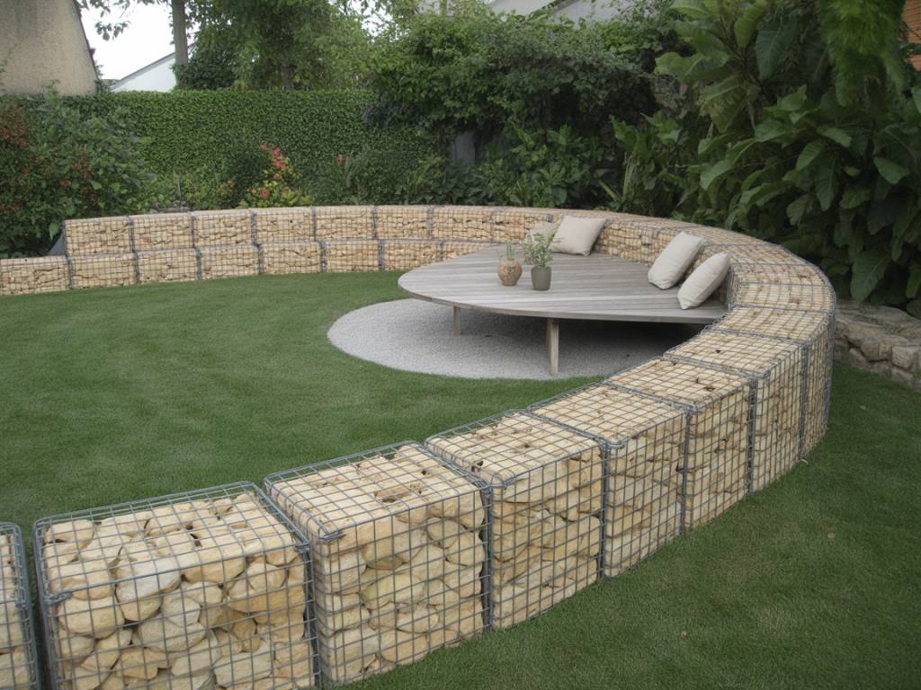 Clôture en gabions : une solution design et durable pour structurer et sécuriser votre jardin